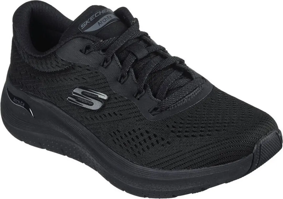 Skechers Arch Fit 2.0 Big League Wandelsneakers Dames - Zwart