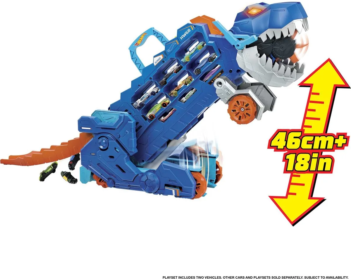 Hot Wheels City Ultieme Dino Hauler Vrachtwagen 1:64 - Meerkleurig