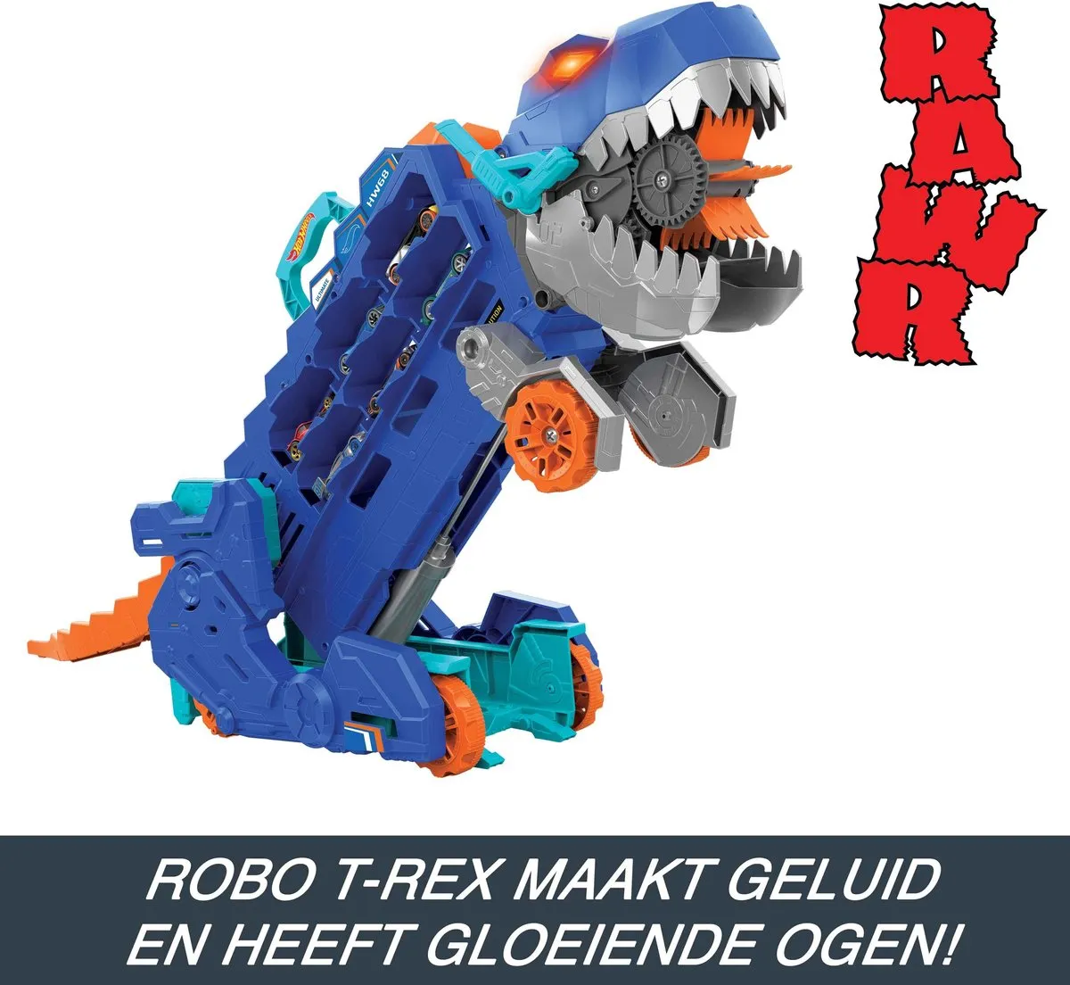 Hot Wheels City Ultieme Dino Hauler Vrachtwagen 1:64 - Meerkleurig - afbeelding 6 van 6