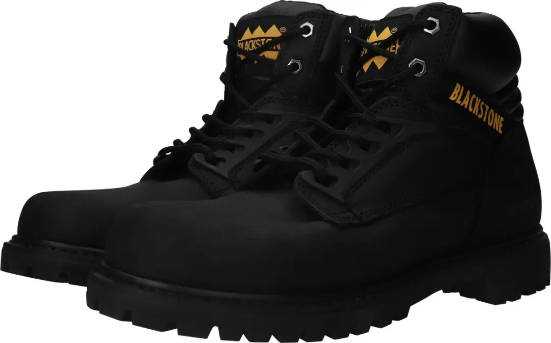 Blackstone 6 Inch Oil Nubuck Worker - Maat 50 - Zwart