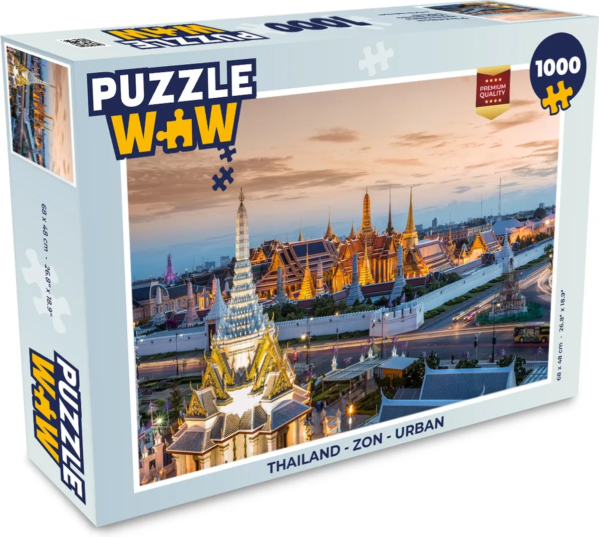 PuzzleWow Thailand Urban Legpuzzel 1000 Stuks