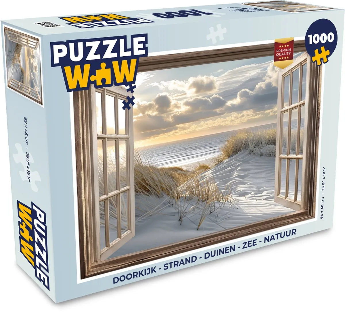 PuzzleWow Strand Legpuzzel 1000 Stuks