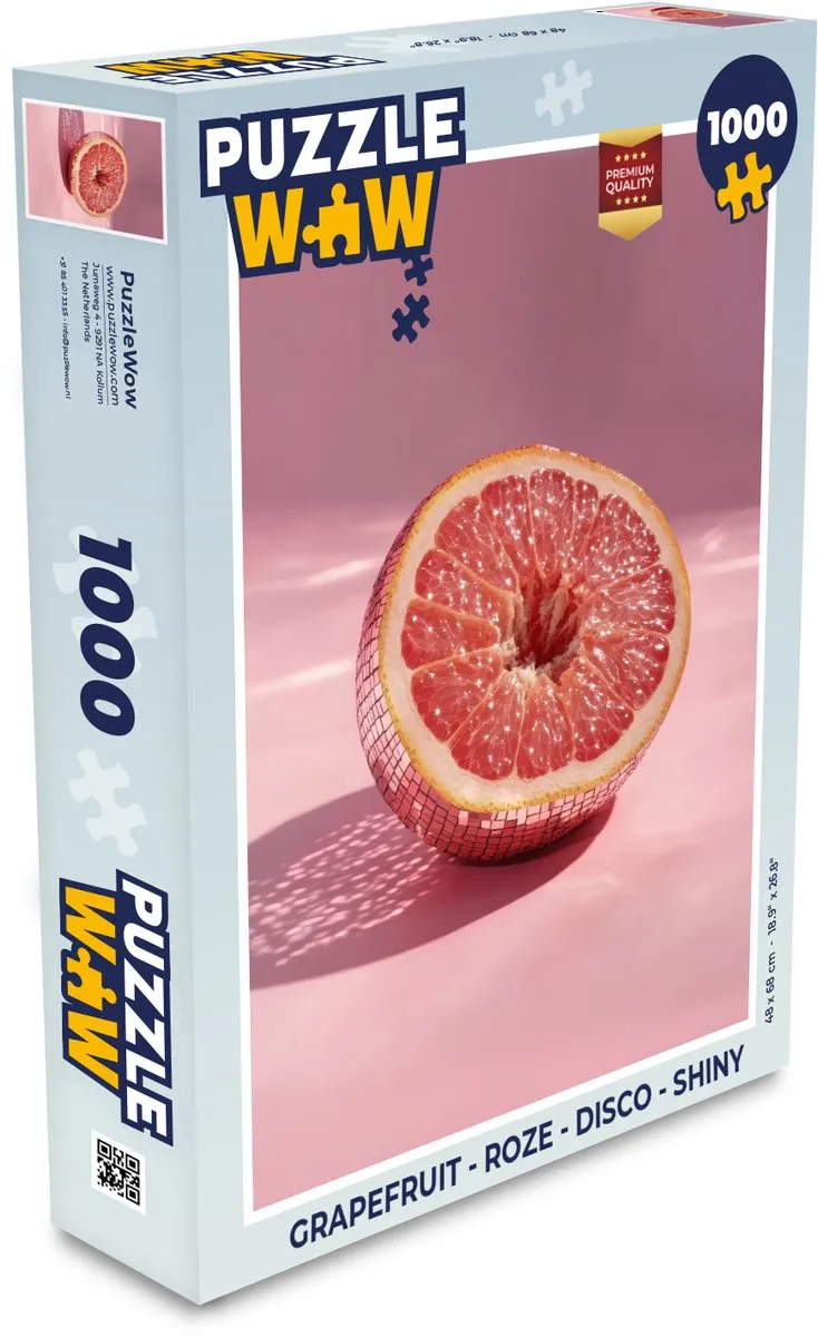 PuzzleWow Grapefruit Legpuzzel 1000 Stuks