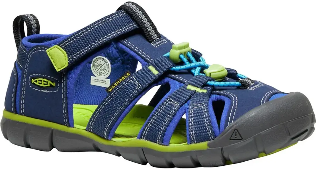 Keen Seacamp II CNX Sandaal Junior - 32/33 - Donkerblauw-Groen - afbeelding 2 van 6
