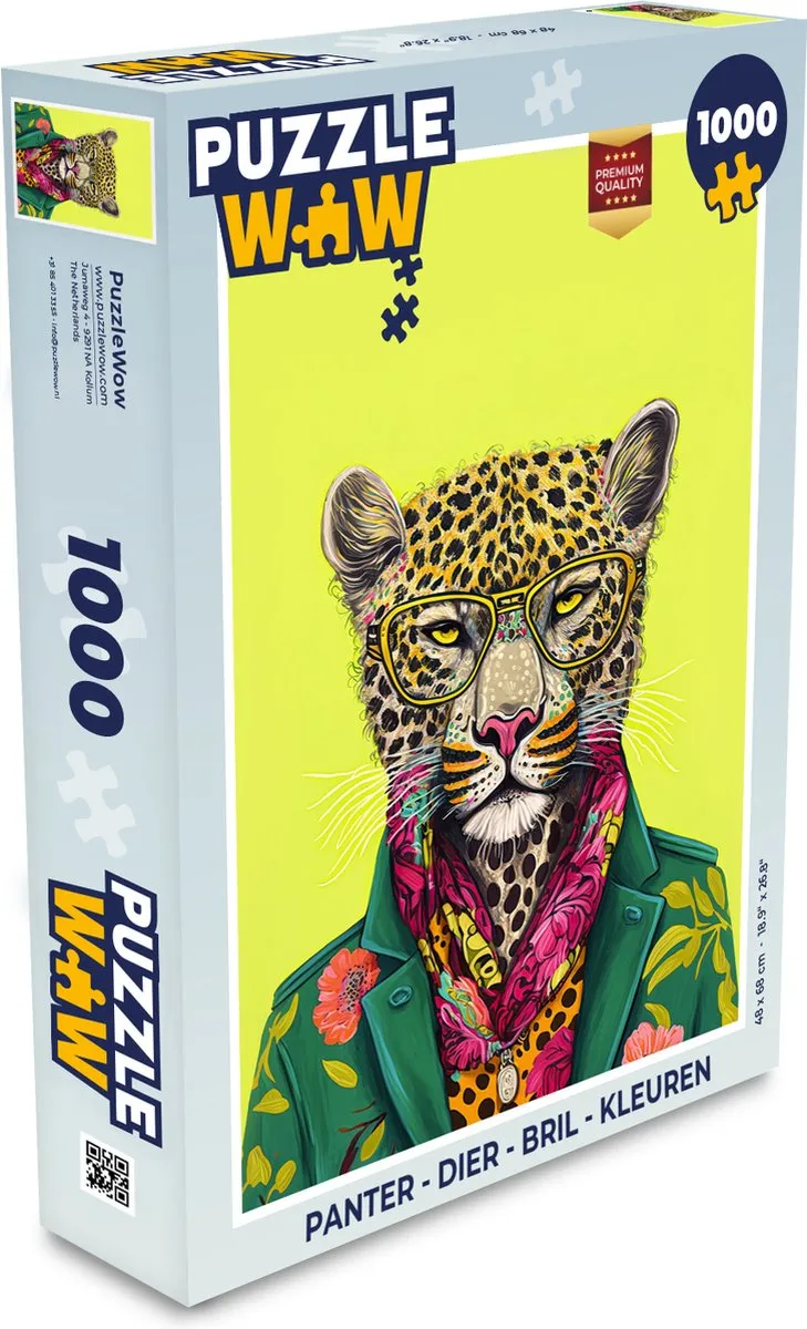 PuzzleWow Panter Legpuzzel 1000 Stuks