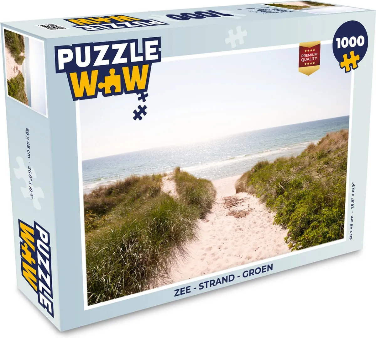 PuzzleWow Zee Strand Legpuzzel 1000 Stuks