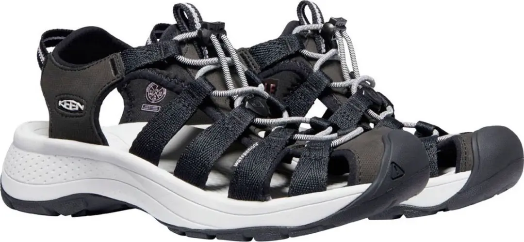 Keen Astoria West Dames Wandelsandalen - 39 - Zwart