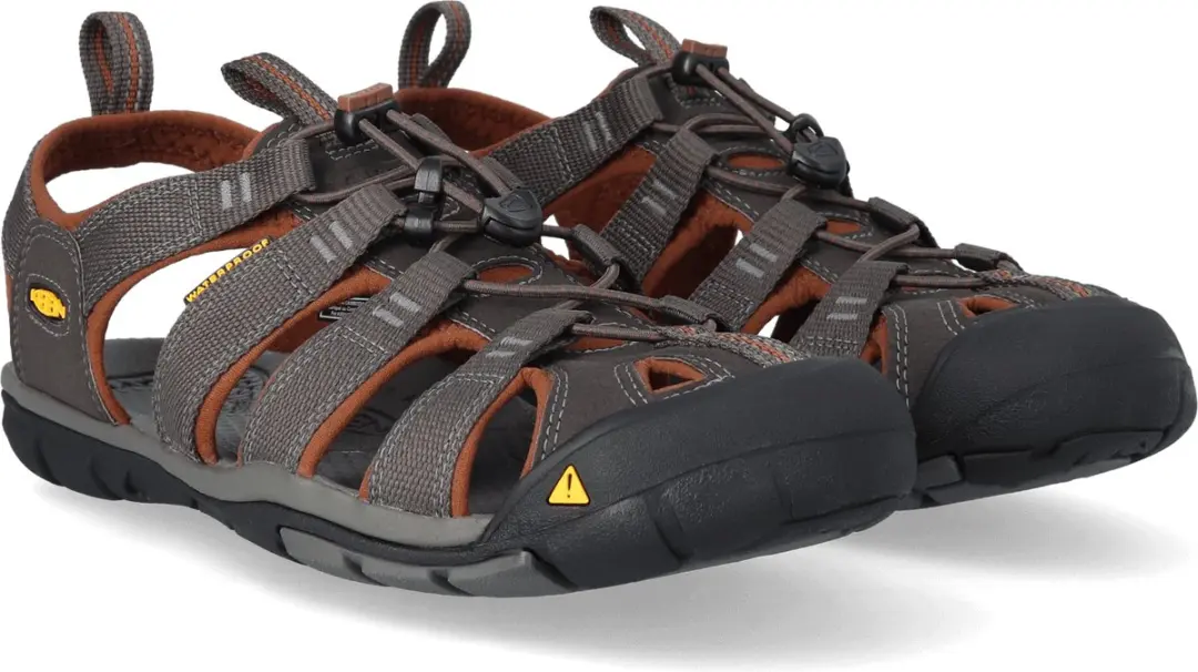 Keen Clearwater CNX Heren Wandelsandalen - Maat 40 - Raven/Grijs