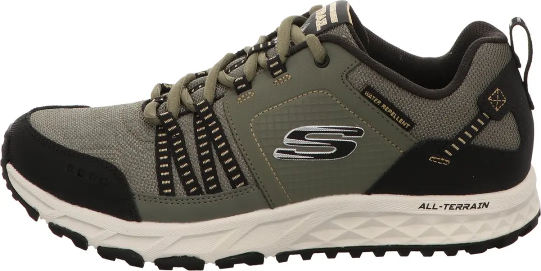 Skechers Escape Plan Heren Wandelschoenen - 40 - Groen/Zwart