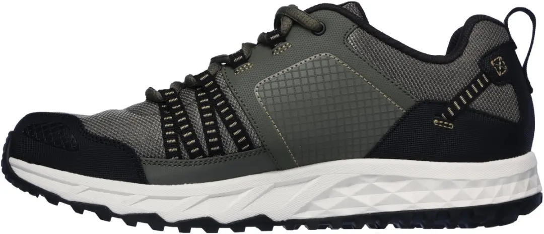 Skechers Escape Plan Heren Wandelschoenen - 40 - Groen/Zwart - afbeelding 6 van 6