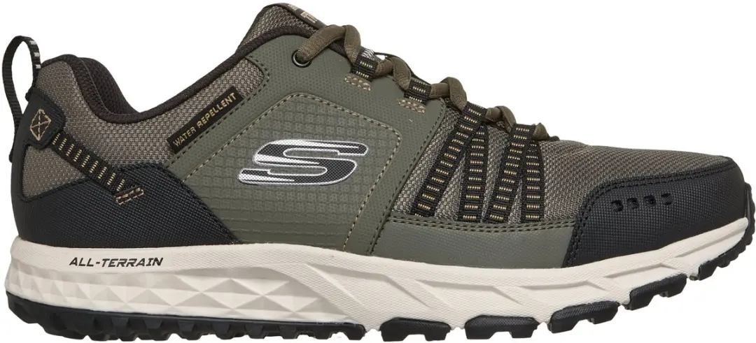 Skechers Escape Plan Heren Wandelschoenen - 40 - Groen/Zwart