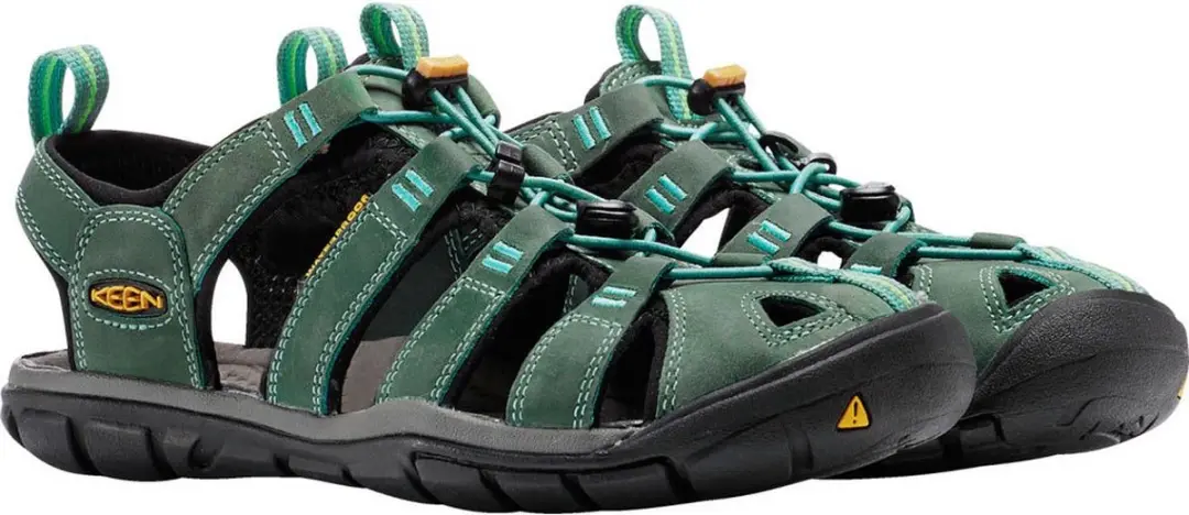 Keen Clearwater CNX Dames Wandelsandalen - Mineral Blue/Yellow 38