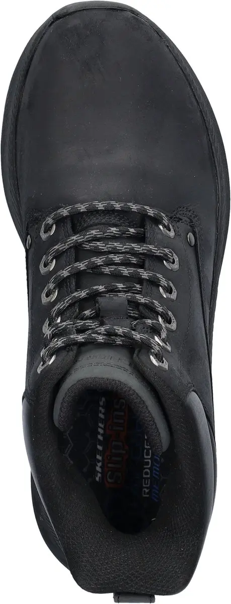 Skechers Pollard Waylon Heren Instappers - Zwart - afbeelding 6 van 6