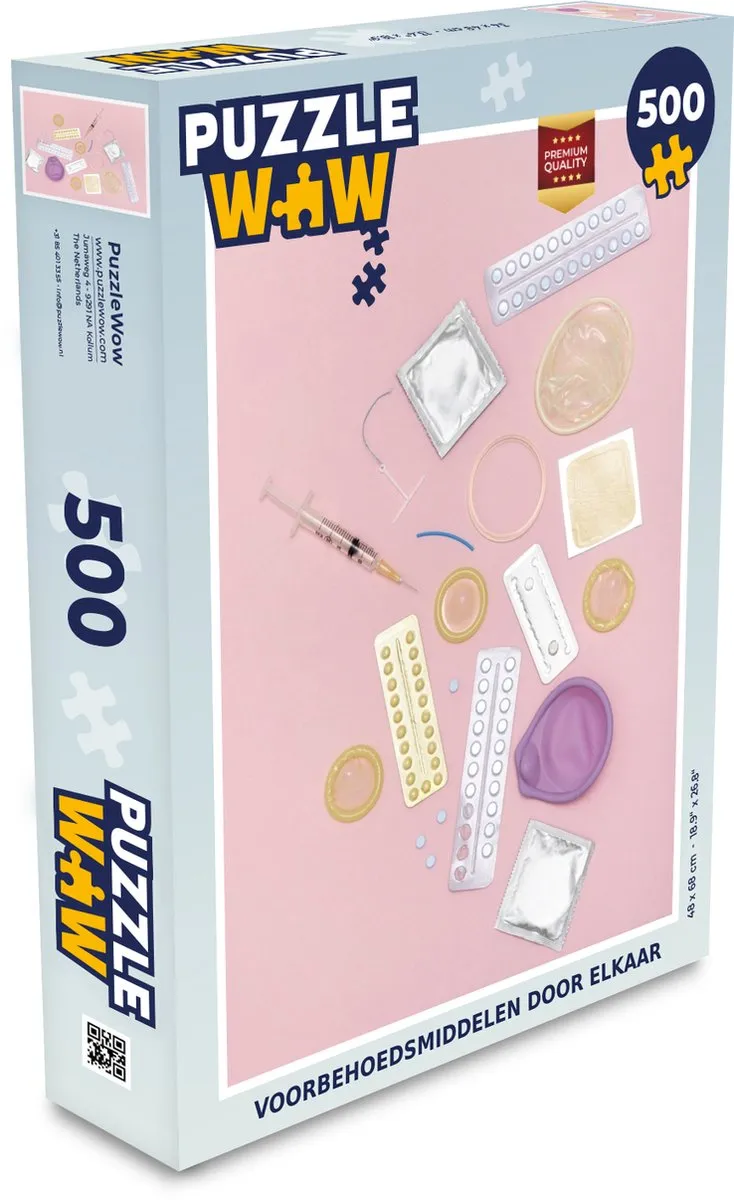 PuzzleWow Legpuzzel 500 Stuks Multicolor - MPN 6017550736710
