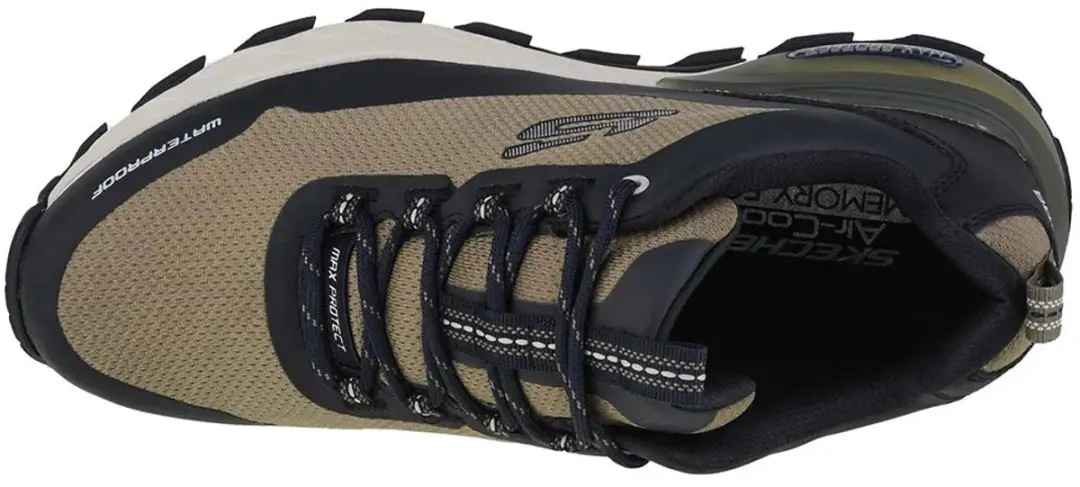 Skechers Max Protect Fast Track Wandelschoenen - EU 40 - Olive/Black
