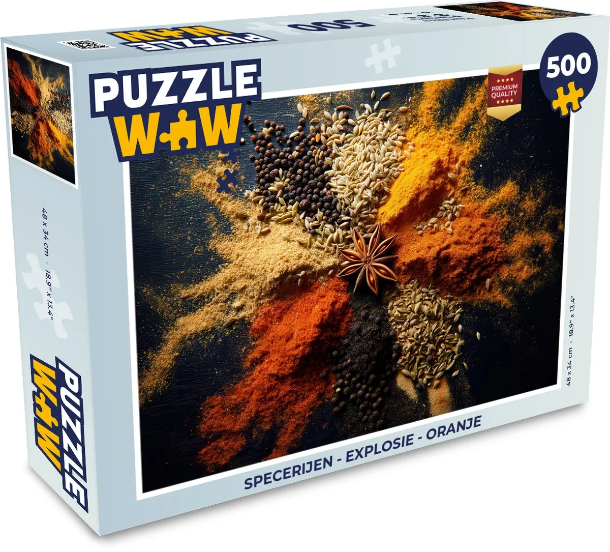 PuzzleWow Specerijen Explosie Legpuzzel 500 Stuks