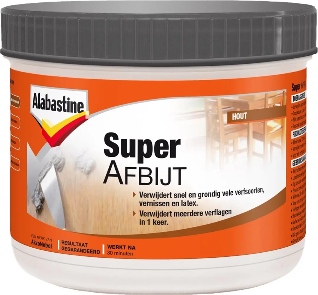 Alabastine Superafbijt Hout 500ml - Transparant