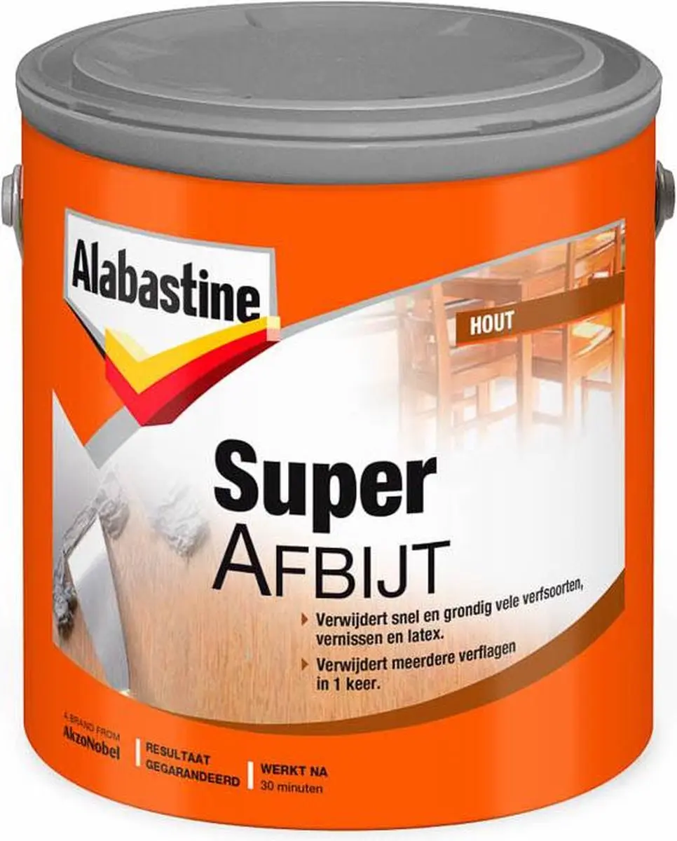 Alabastine Superafbijt Hout 500ml - Transparant