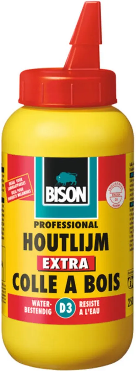 Bison Houtlijm Extra 250g - Waterbestendig D3