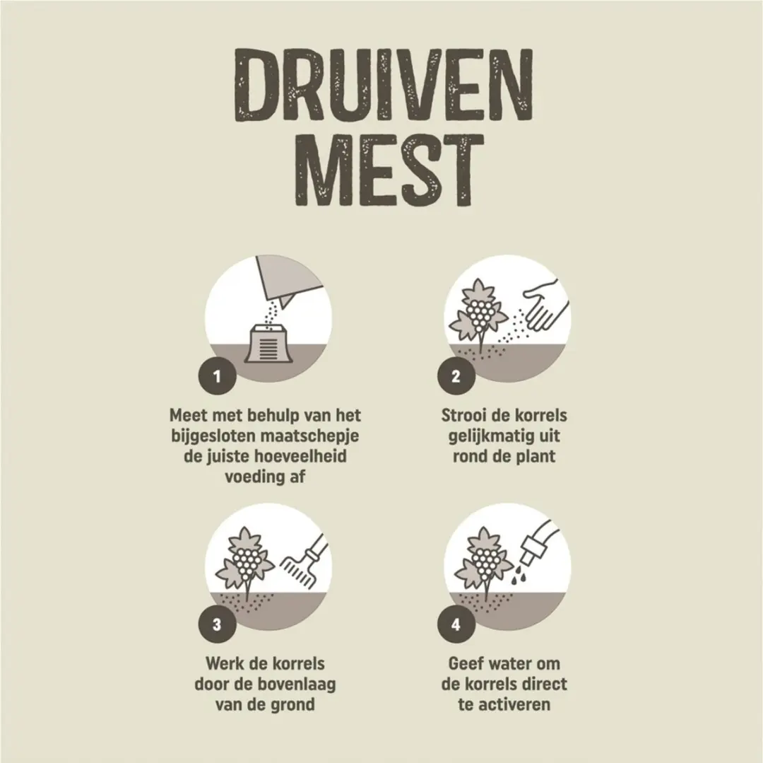 Pokon Druiven Mest 1kg - 120 dagen voeding - afbeelding 3 van 5