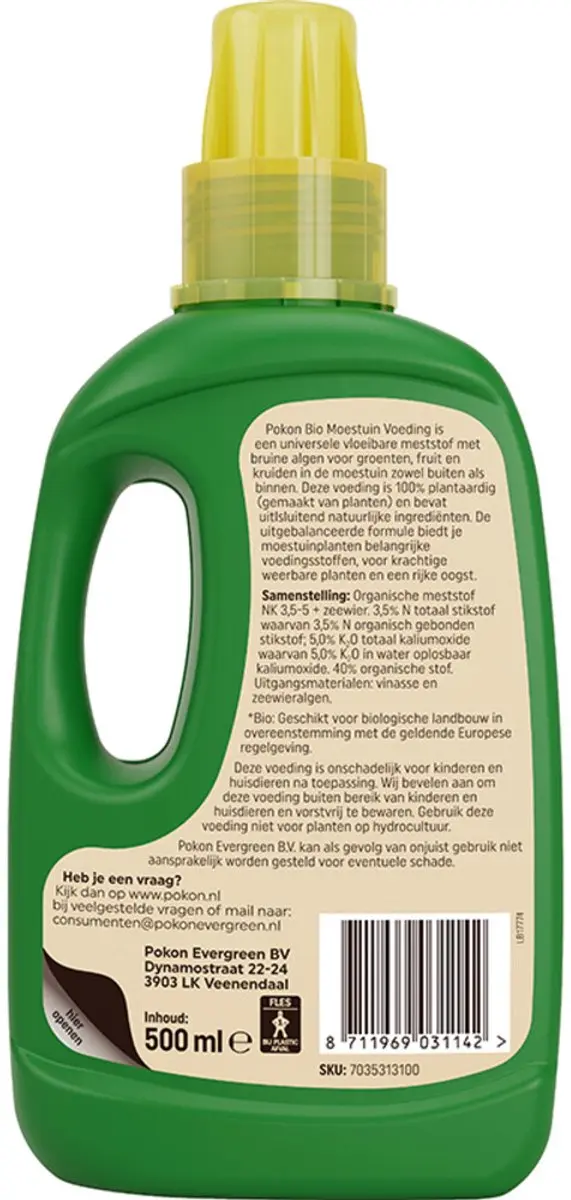 Pokon Bio Moestuinvoeding 500ml - afbeelding 2 van 6