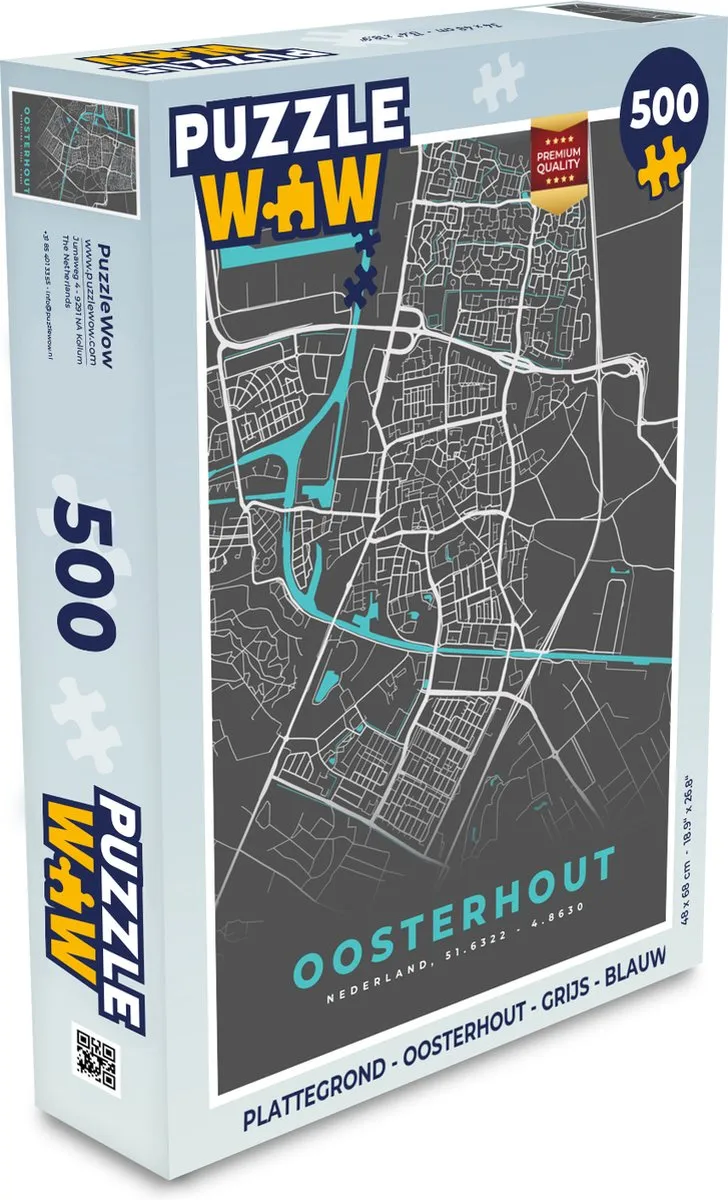 PuzzleWow Oosterhout Legpuzzel 500 Stuks
