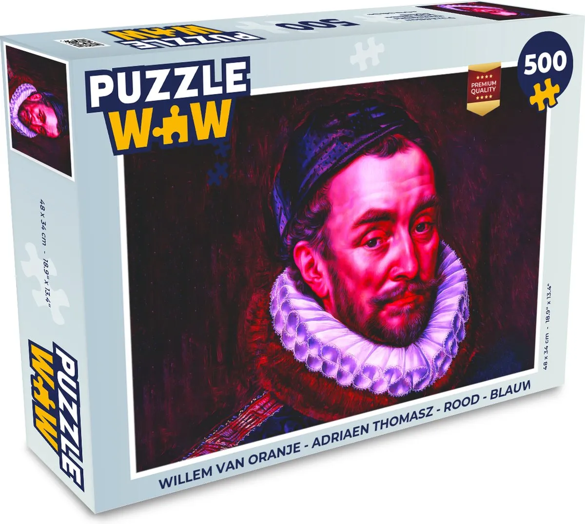 PuzzleWow Willem van Oranje Legpuzzel 500 Stuks