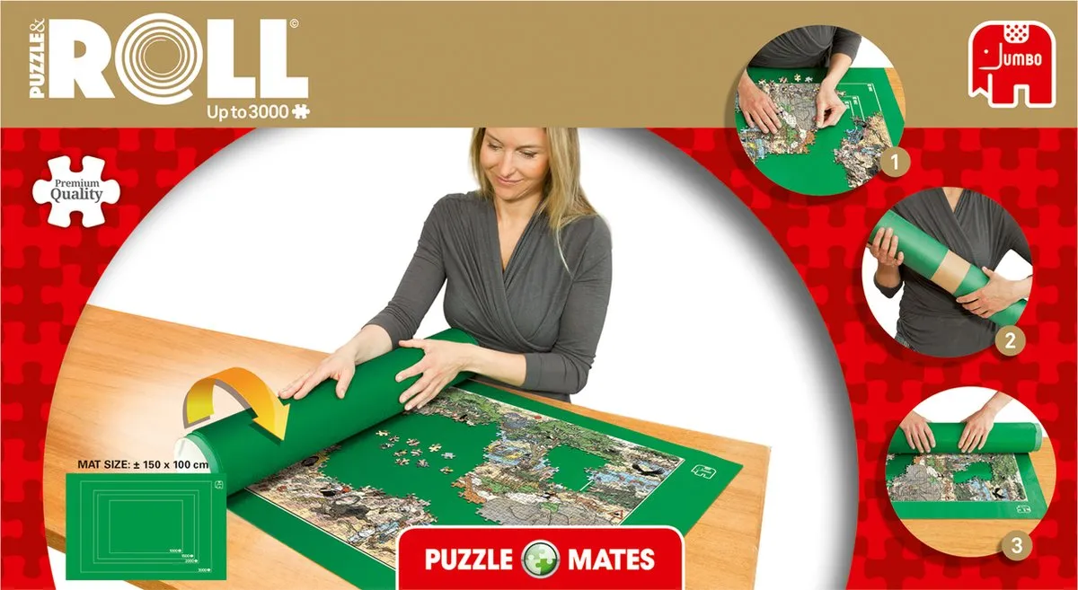 Jumbo Puzzelrol 3000 Stuks - 150x100cm - Multicolor