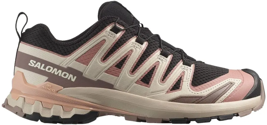 Salomon XA PRO 3D V9 Trailrunningschoenen Dames - 41 1/3 - Roze/Zwart/Beige