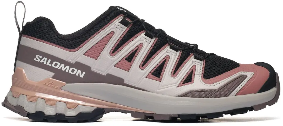 Salomon XA PRO 3D V9 Trailrunningschoenen Dames - 41 1/3 - Roze/Zwart/Beige