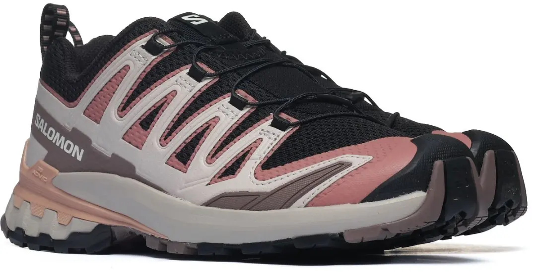 Salomon XA PRO 3D V9 Trailrunningschoenen Dames - 41 1/3 - Roze/Zwart/Beige