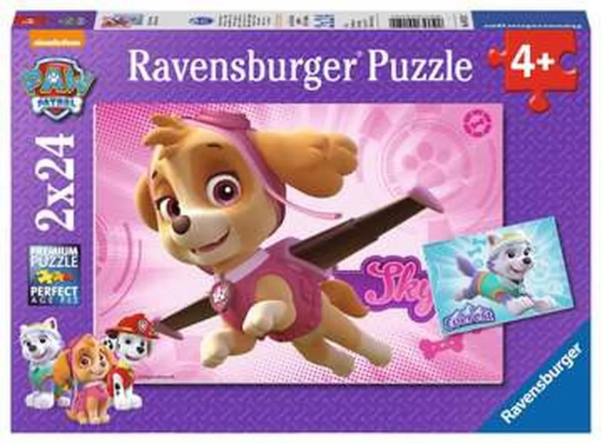 Ravensburger Paw Patrol Skye & Everest Legpuzzel 24 Stuks