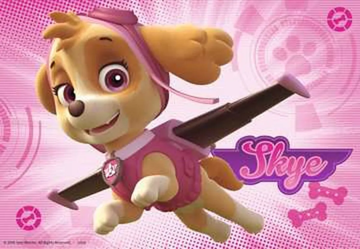 Ravensburger Paw Patrol Skye & Everest Legpuzzel 24 Stuks - Roze/Paars