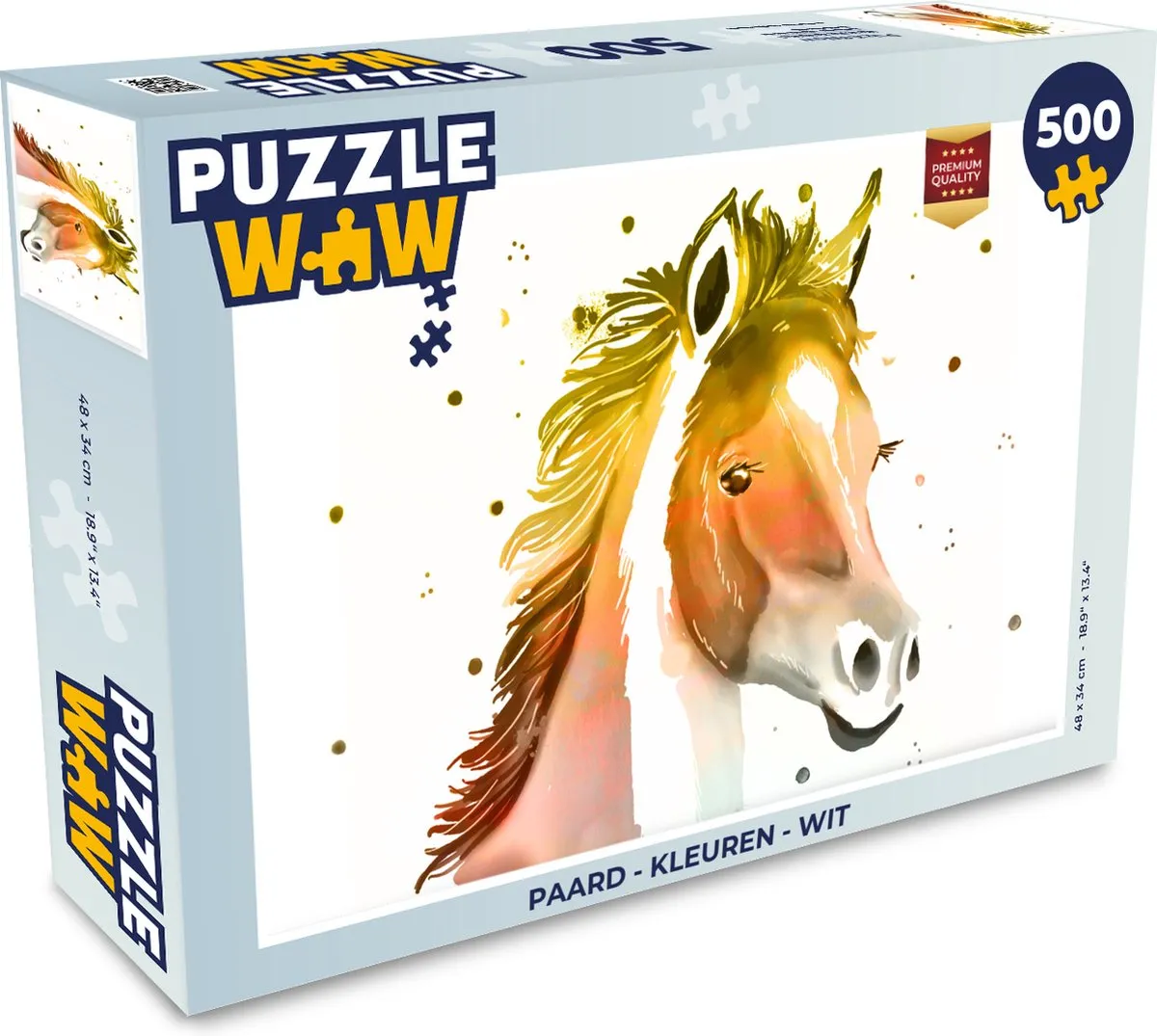 PuzzleWow Paard Puzzel 500 Stuks