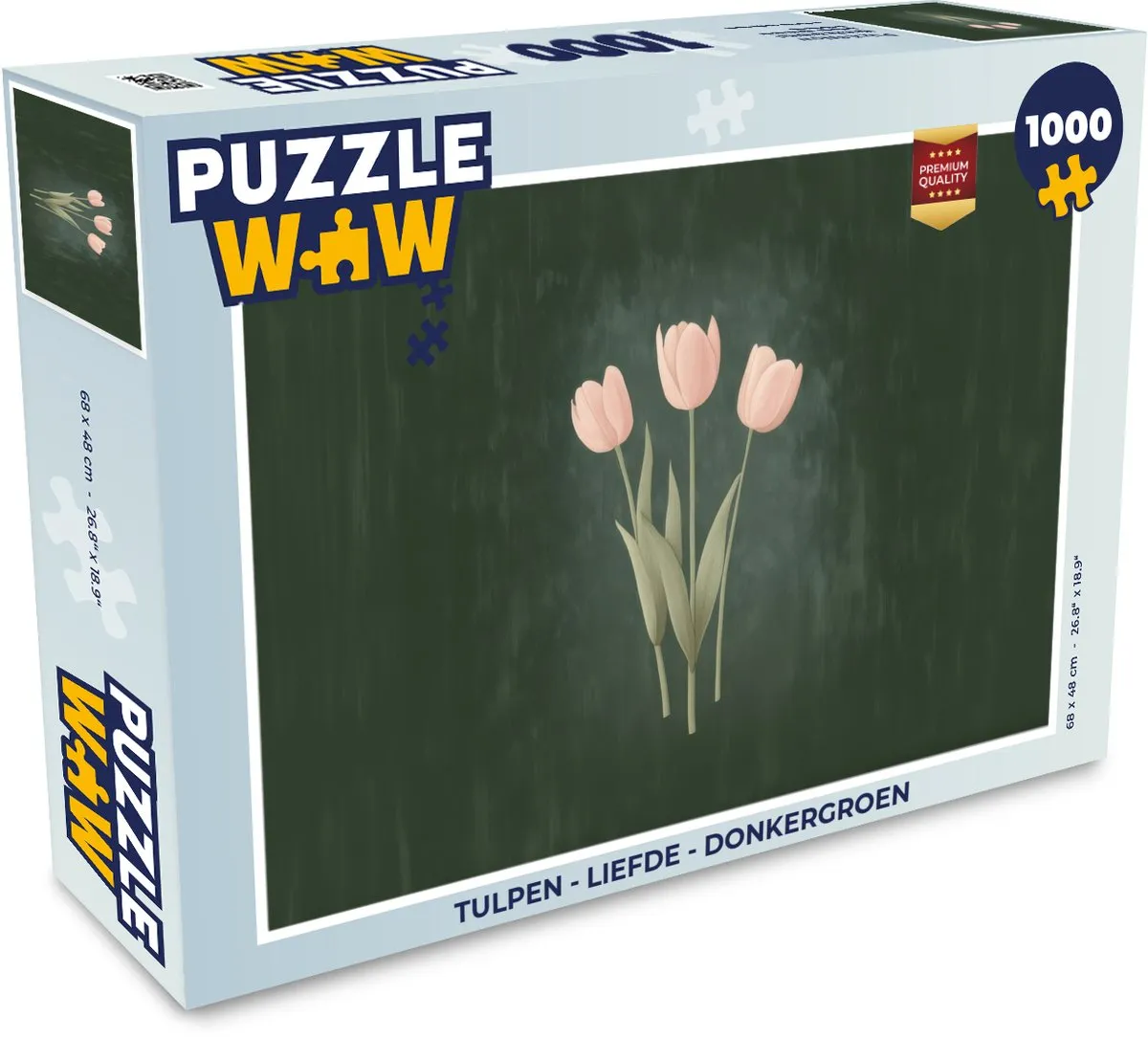 PuzzleWow Tulpen Liefde Legpuzzel 1000 Stuks