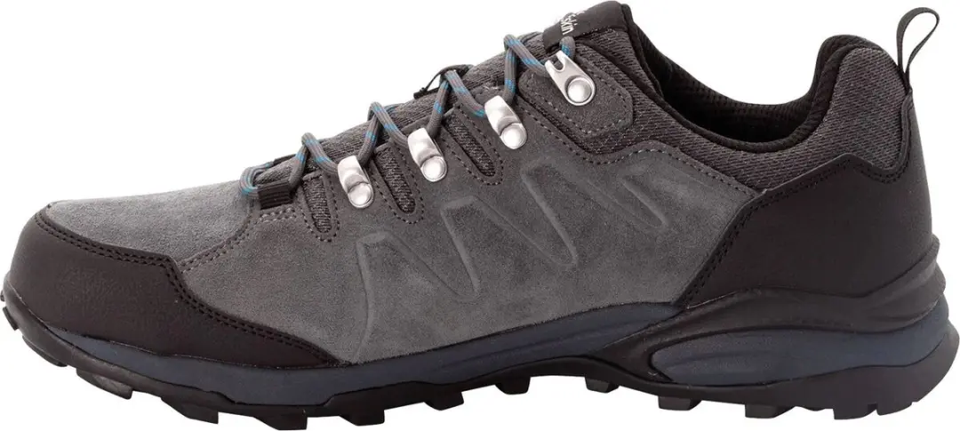 Jack Wolfskin Refugio Texapore Low M Heren Wandelschoenen 44 - Grijs/Zwart