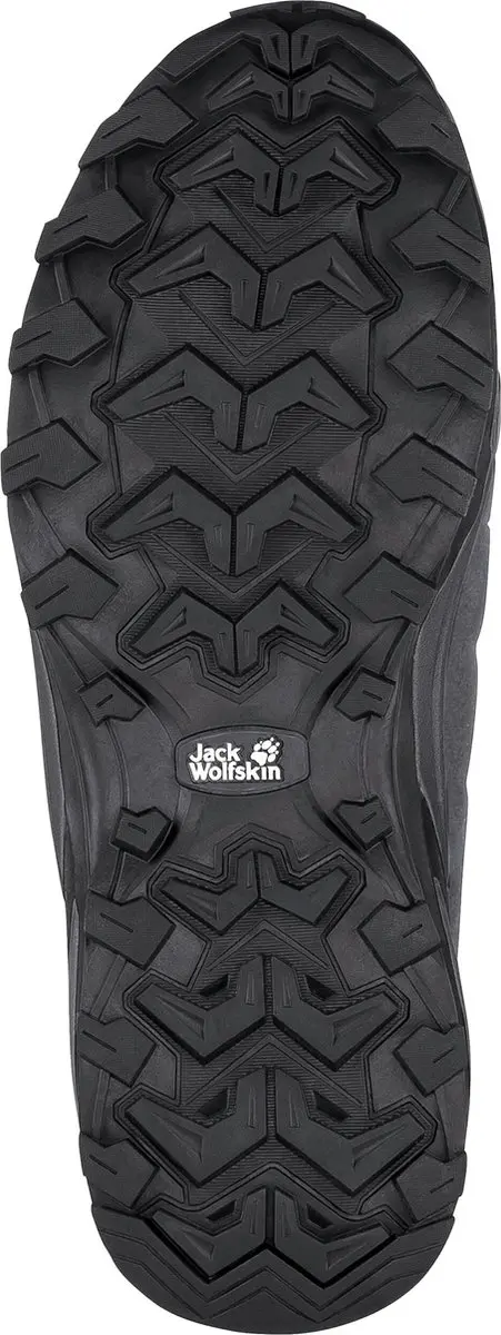 Jack Wolfskin Refugio Texapore Low M Heren Wandelschoenen 44 - Grijs/Zwart
