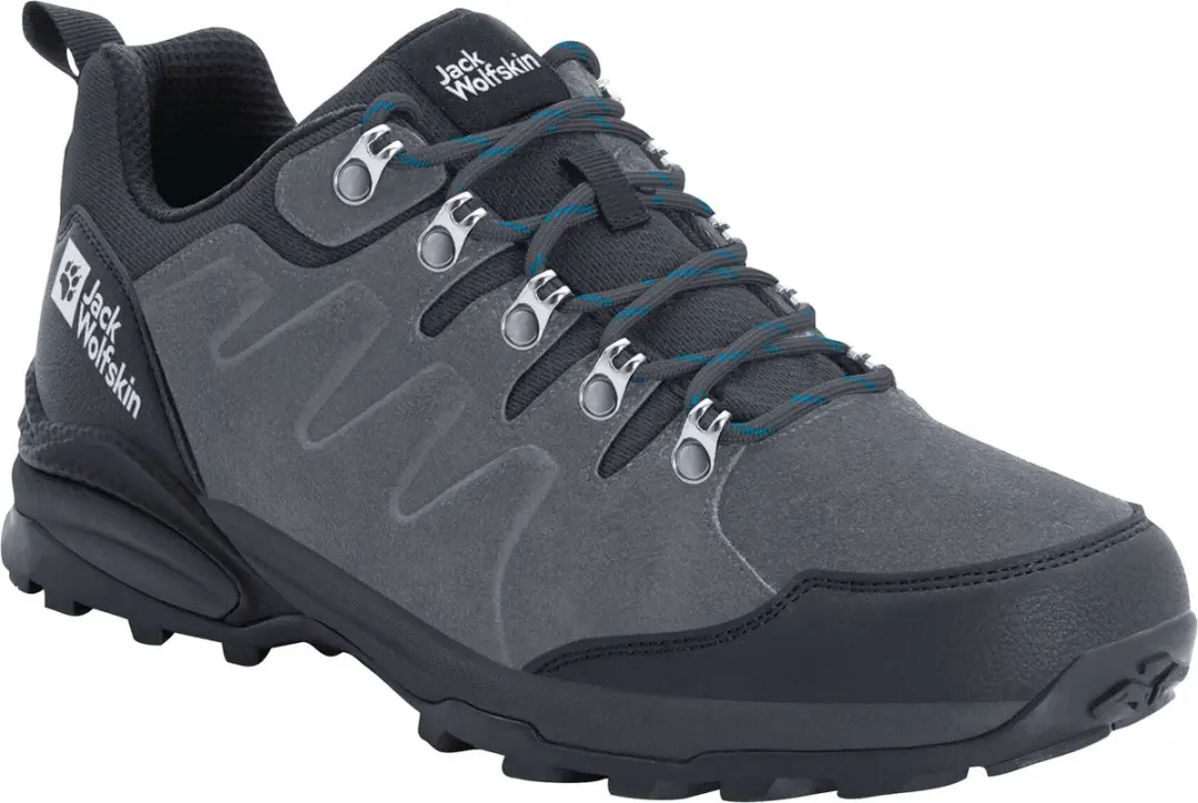 Jack Wolfskin Refugio Texapore Low M Heren Wandelschoenen 43 - grijs/zwart
