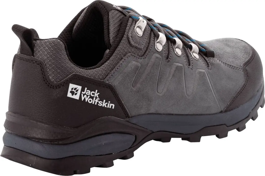 Jack Wolfskin Refugio Texapore Low M Heren Wandelschoenen 43 - grijs/zwart