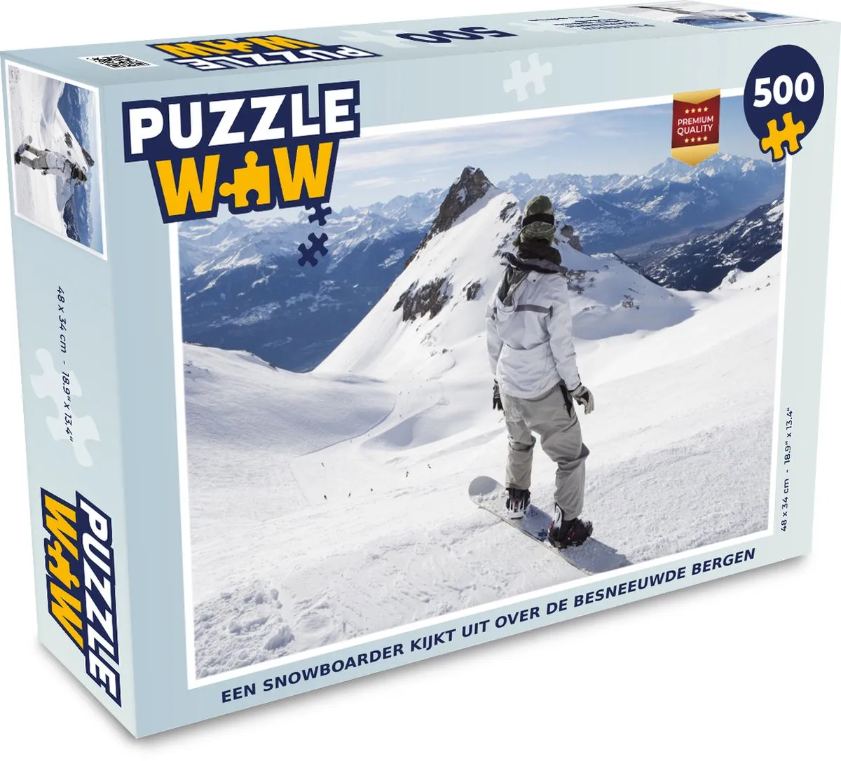 PuzzleWow Legpuzzel Snowboarder