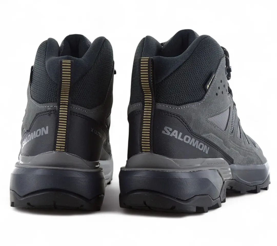Salomon X Ultra 360 Leather Mid GTX Wandelschoenen - 40.5 - Grijs