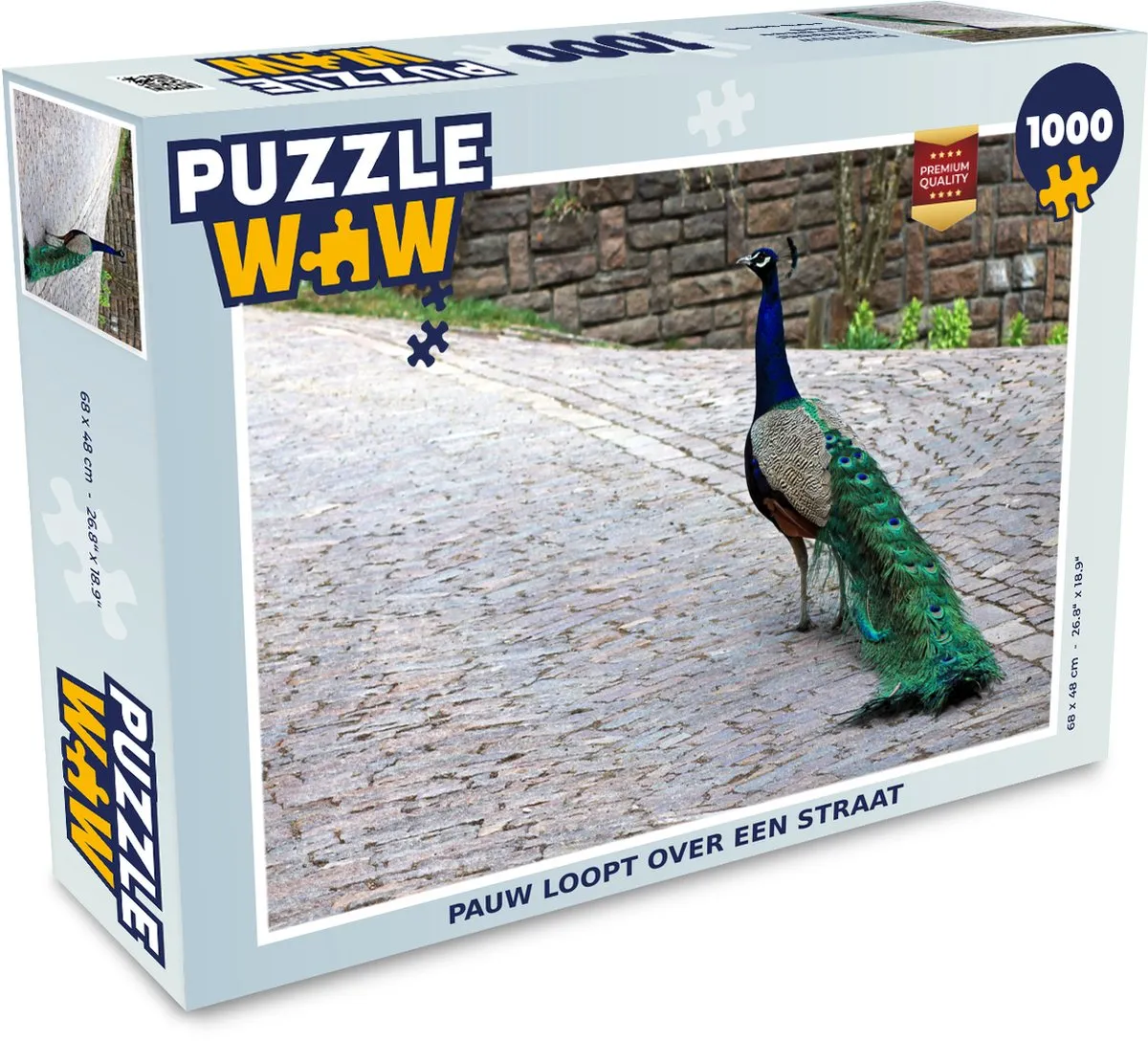 PuzzleWow Legpuzzel 1000 Stuks - Multicolor