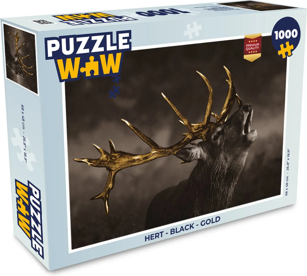 PuzzleWow Hert Legpuzzel 1000 Stuks