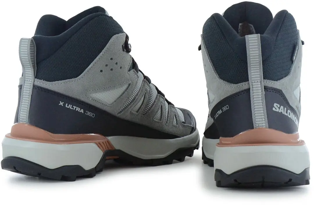 Salomon X ULTRA 360 Leather Mid Wandelschoenen - GORE-TEX - Grijs