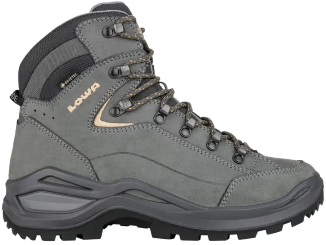 Lowa Renegade Evo GTX Mid Wide Wandelschoen - Dames 37.5 - Grijs