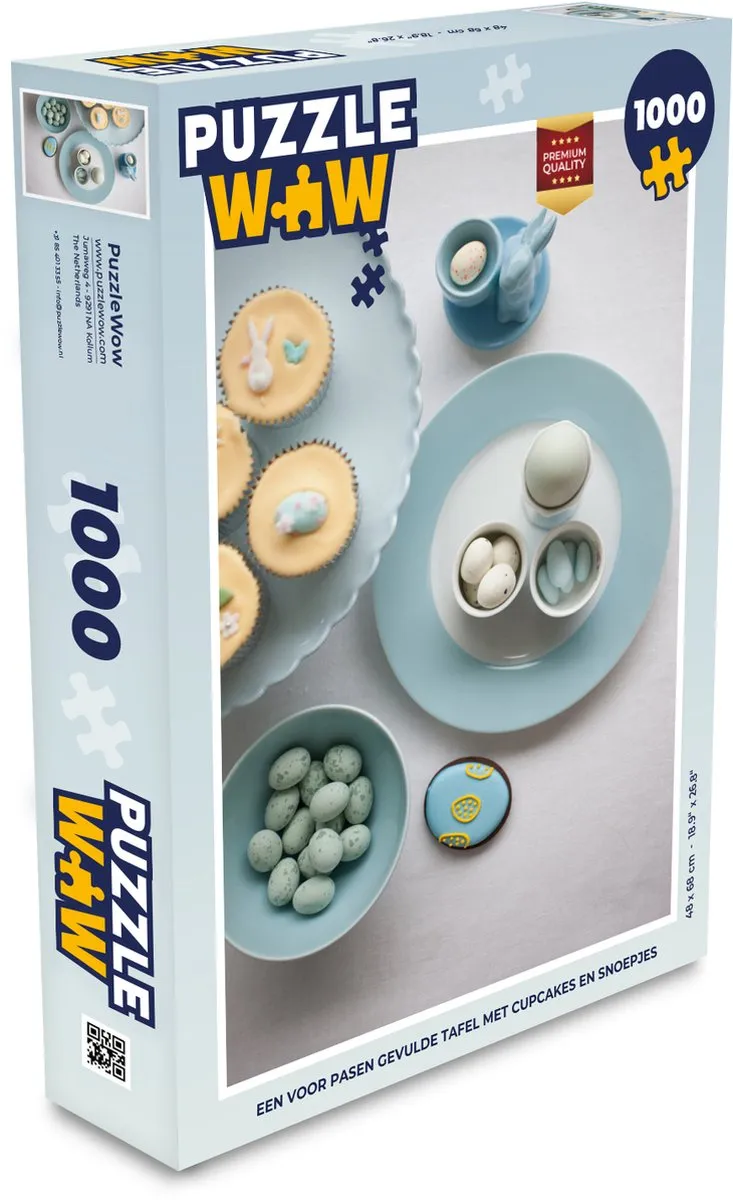 PuzzleWow Pasen Puzzel 1000 Stuks - Multicolor