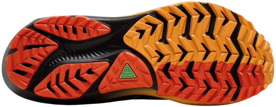 Brooks Ghost Trail Heren - Hardloop schoenen 43 - Zwart/Rood/Oranje