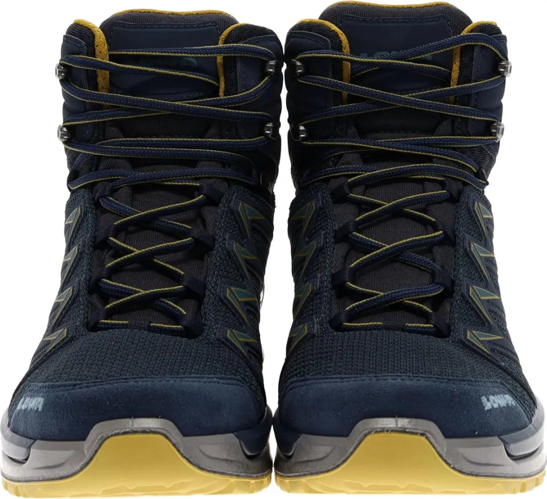 Lowa Innox Pro GTX Mid Wandelschoenen - Steel Blue/Mustard 44.5