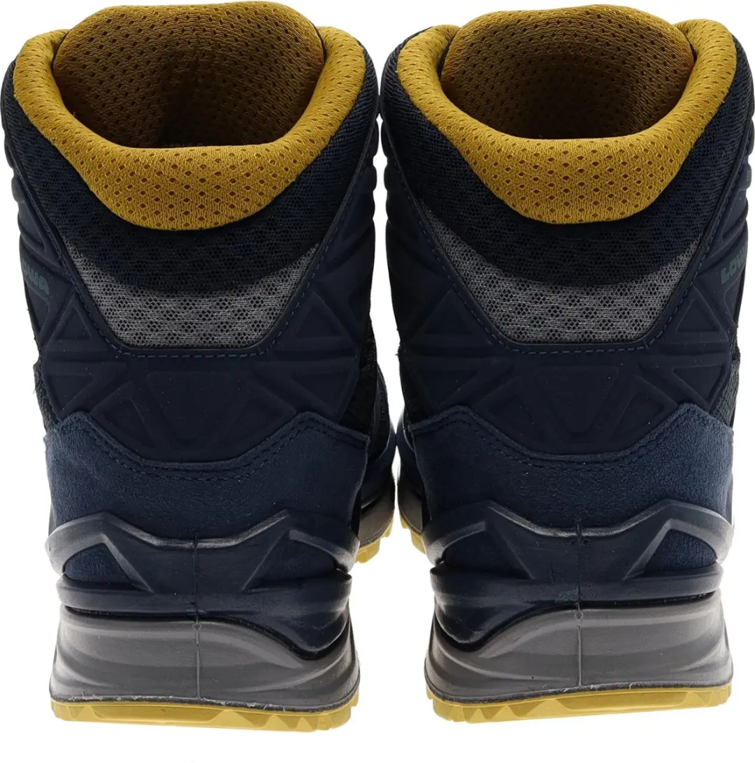 Lowa Innox Pro GTX Mid Wandelschoenen - Steel Blue/Mustard 44.5