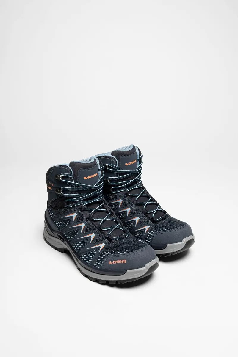 Lowa Innox Pro GTX Mid Dames - 38 - Staalblauw/Zalm